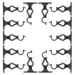 K D ENTERPRISE Antique Aluminum Apple Rod Rail Bracket, Center Support Wall Mount Long Concealed Heavy Curtain Rod (Pack Of 12)