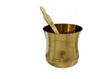 SPS MARKETING Brass panchapatra aachmani Set/Pooja jal patra Set