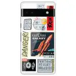 PHONE ANTICS Silicone Printed Case Compatible with Google Pixel 6A Mobile Transparent Back Cover (Design 1)
