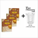 SHARNAY Instant Moong Dal Halwa Pure Veg | Traditional Indian Sweet | pack of 3 (200 gm)