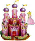 TOYRIX The Cottage Microfiber 3D House Building , Doll Fort Puzzles For Boys and Girls