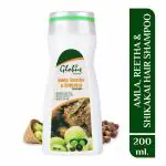 GLOBUS NATURALS Amla Reetha Shikakai Hair Shampoo All Hair Types Men and Women (200 ml)