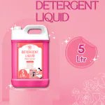 Detergent Liquid for Washing Machine & Hand Wash Suitable Formulas 5L Rose