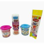 Rabbit 6 Metallic Party, Kid Doh Glitter Bucket, Kid Doh Neon Bucket Multicolor