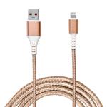 JMT POWER 6Amp Lightning gold Braided charging data cable