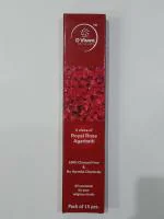 D Viswa Royal Rose Agarbatti (Pack of 6, 15 PC Each) I 100% Charcoal Free