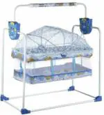 DUGGY NEWBORN BABY SMILE CRADLE FOR KIDS 555 (Blue)