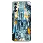 GADGETSWRAP Printed Vinyl Skin Sticker for Samsung Galaxy S21 - st patricks cathedral new york