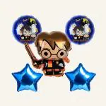 SPECIALYOU.IN Harry Potter Foil Balloons for birthday decoration items for boy, harry potter birthday decorations, Balloons for decoration, birthday theme decoration for boys- Set of 5