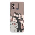 TOPPINGS printed Matte Finish Vinyl mobile back skin (This is Not Back CASE/COVER) for Xiaomi Redmi 12C Design B04 -MT