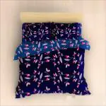 Quirky Home 210TC Premium Glace Cotton Queen Size Elastic Fitted Bedsheet