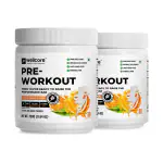 Wellcore Pre Workout | Caffeine Free | Explosive Strength |Fat Fuel Pre Workout (660 g, Orange)