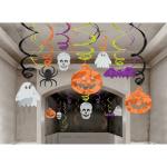 My Party Suppliers Halloween Swirl Dangler Decoration (pack of 12)