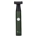 Syska UT1100 Cordless Oneblade Trimmer with 3 comb settings 75 min run time, quick charge, Travel lock 5 min charge for 1 complete shave (Military Green)