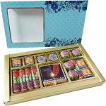 Fabbites Cracker Shape Chocolate Bomb Gift Pack In Premium Wooden Box Vegetarian Handmade 270 g
