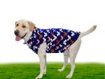 Ooyelik Double Layer Fleece Winter Dog Jacket Blue Teddy Desgine 2XL Size for Dogs & Cats
