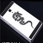 EXCLESIOR Xiaomi Redmi 1s White Dragon Design, Shockproof, Plastic Back Cover