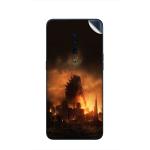 GADGETSWRAP Printed Vinyl Skin Sticker for Oppo Reno 10x Zoom - Godzilla