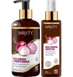 WAW Skin Cosmo Red Onion Conditioner with Hair Growth Oil for Men and Women, Boys and Girls