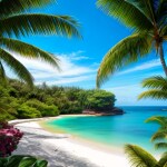 Love Creation A4 Size poster print for creative wall art- paradise-cove-art-print-7631(Non Sticker)