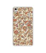 Casotec Floral Design Printed Silicon Soft TPU Back Case Cover for Lenovo K3 Note / A7000