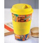 Freelance Bamboo Fibre Eco Travel Mug, 400ml, Yellow