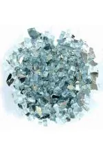 Sodee Green and Gold Glass Reflective Crushed Glass for Resin Art 500g