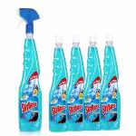 SkyBust Shine booster Glass cleaner,Ultra Shining Household Glass Cleaner 500ml and 4 refill pack free