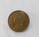 Kesar Zems White Copper One Rupee Coin For Puja