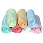 Teeny Weeny Wet-Free Microfiber Inserts Washable Microfiber Baby Cloth Diaper Inserts 3 Layers Each Insert for Diapers Pocket Mat Nappy Changing Liners (Set of 7 Multicolor)