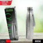 DeoDap WATER BOTTLE FOR OFFICE , STAINLESS STEEL WATER BOTTLES, BPA FREE, LEAKPROOF, PORTABLE FOR OFFICE/GYM/SCHOOL 1000 ML