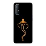 MobiEra Oppo Reno 3 Pro Ganesh Ji Design Plastic Hard Case Cover