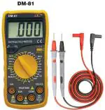 HTC Instrument Dm-81 Remote Control Testing Digital Multimeter (Black and Yellow)