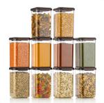 NEXIUM 100% Unbreakable Air Tight Kitchen Plastic Storage Containers Jars Combo Set