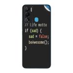 GADGETSWRAP Printed Vinyl Skin Sticker for Tecno Pova Neo - Life Motto