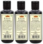 Khadi Herbal Amla & Bhringraj Shampoo, Herbal Shampoo, Khadi Shampoo, anti-Dandruff Shampoo for Dry Hair 630ml (Pack of 3)