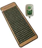 Carefit Original Big Jade Mat Stone 50mm Corded Electric Biomat | Far Infrared Pain Relief Mattress | Heat & Energy Koean Jade Therapy Pad - 253 Stones