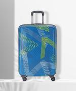 ARISTOCRAT DUAL EDGE STROLLY 55 360 degree DE-T-BLUE Cabin Suitcase - 22 Inch ()