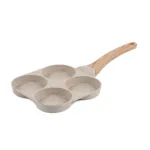 Carote Granite Non Stick PFOA Free UttapamTawa (4-Cavities) , Gas Compatible Uttappa, 18cm