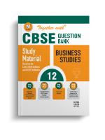 Together with CBSE Question Bank Class 12 Business Studies with Sample Paper for Exam 2024