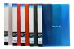 Shining Zon A4 Size Multicolour Report File Folder with Plastic Clip for Certificates, Office Documents, Reports, Page Holder, Presentation | Pack of 90 Pieces