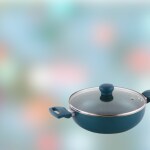 AMERICAN IBEX Non Stick KADAI with 240MM with Glass LID