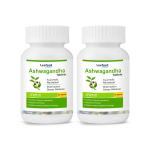Leeford Ashwagandha Ayurvedic Tablet, Boost Immunity, Stamina and Energy - 60 Tablets, Pack of 2