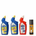 We Shine Disinfected Combo Pack | Toilet Cleaner Pack of 2 | Bathroom | Seat sanitizer