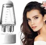 PARAMDHYEY Hair Oil Applicator Scalp Applicator Comb Scalp Oil Applicator Hair Massager for Hair Growth Follicle Care Treat Hair Loss Thinning Small Plastic Portable Hair Treatment (Transparent) (PACK OF 1)