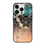 Qrioh Bronze Texture Glass Case for Apple iPhone 14 Pro