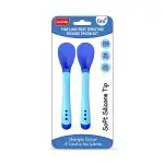 Luvlap Blue Tiny Love Heat Sensitive Baby Feeding Spoon Set With Soft Silicone Tip 2 pcs