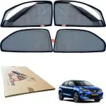WolkomHome Car Sun Shade with Zipper Magnetic Curtain Windows Shades for Baleno 2020