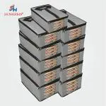 WINI KRAFTS Shirts Organizer and Clothing Box For Closet Clothes (Grey) Pack of 11