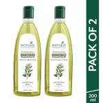Biotique Bhringraj Therapeutic Hair Oil for Falling Hair Intensive Hair Regrowth Treatment, 200m (Pack of 2)